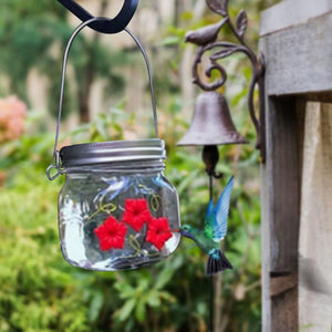 🎇2023 Love Gift Sale Buy one get one free - Hummingbird Feeder Mason Jar Three Ports