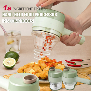 (Semi-Annual Sale - 30% OFF) 4 in 1 Electric Vegetable Chopper Cutter Slicer