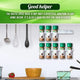 Spice Rack Wall Mount Kitchen Organizer