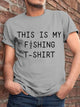 Love fishing Print Men's Short Sleeve Tee