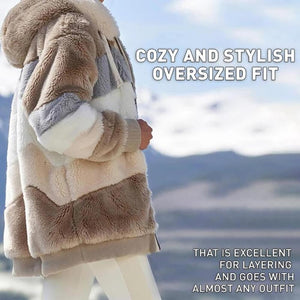 🔥2023 Winter Clothes Sale 30% OFF - RCONTRASTING LAMB WOOL PADDED COAT