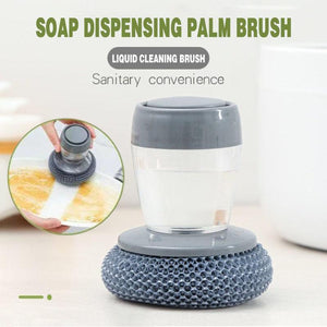 Kitchen Soap Dispensing Palm Brush(🎉Mother's Day Pre-Sale-30% OFF+Buy More Save More)