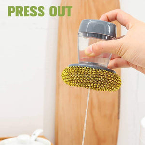 Kitchen Soap Dispensing Palm Brush(🎉Mother's Day Pre-Sale-30% OFF+Buy More Save More)