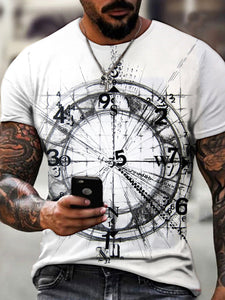 Clock Print Men's T-shirt