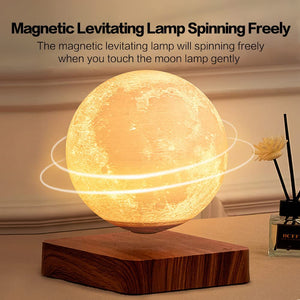 🎇2023 Gift Shop Sale - 30% OFF 5.5in Levitating and Rotating Moon Light(3 Color)