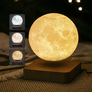 🎇2023 Gift Shop Sale - 30% OFF 5.5in Levitating and Rotating Moon Light(3 Color)