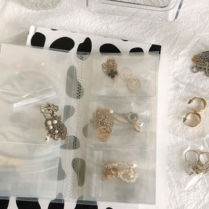 Transparent Jewelry Storage Book