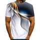 3D Graphic Printed Short Sleeve Shirts Abstract Print