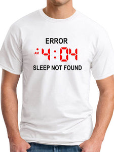 Error 404 Sleep Not Found Men's T-shirt