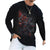 3D Graphic Printed Long Sleeve Shirts Rose Print