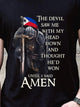 The devil saw me with my head down and thought he¡¯d won Men's T-shirt