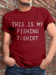 Love fishing Print Men's Short Sleeve Tee