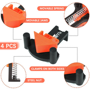 (🎉Semi Annual Sale - 30% Off ) 60/90/120 Degree Right Angle Clamp Corner kit