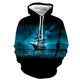 3D Graphic Printed Hoodies Ship