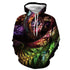 3D Graphic Printed Hoodies Glowing