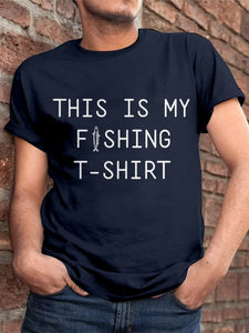 Love fishing Print Men's Short Sleeve Tee