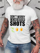 Don¡¯t worry I¡¯ve had both my shots vaccination tequila Men's round neck T-shirt