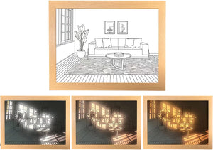 🎇2023 Gift Shop Sale - 30% OFF Decoration Lighting Painting LED Glowing Photo Frame