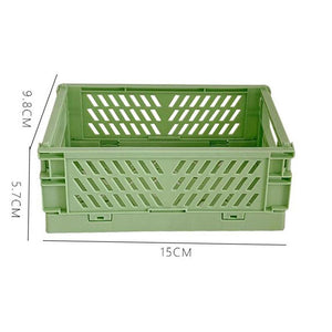 Mini Collapsible Plastic Crate Storage Box