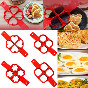 Nonstick Pancake Maker Silicone Egg Mold