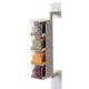 Layered Wall Mounted Rotating Seasoning Storage Organizer Boxes