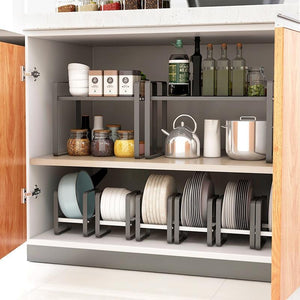 Kitchen Multifunctional Shelf Dish Organizer