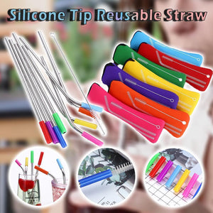 Silicone Tip Reusable Straw